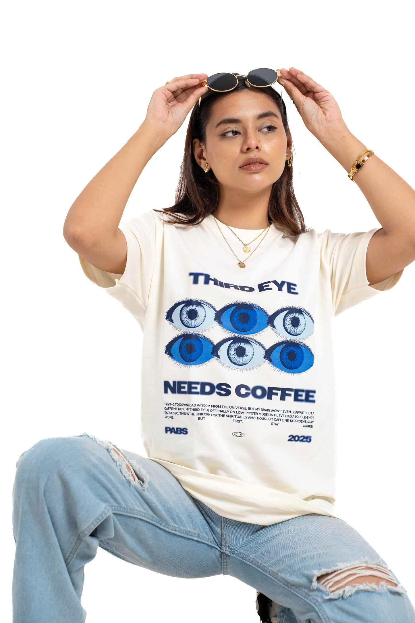SIP AND STARE OVERSIZED TSHIRT